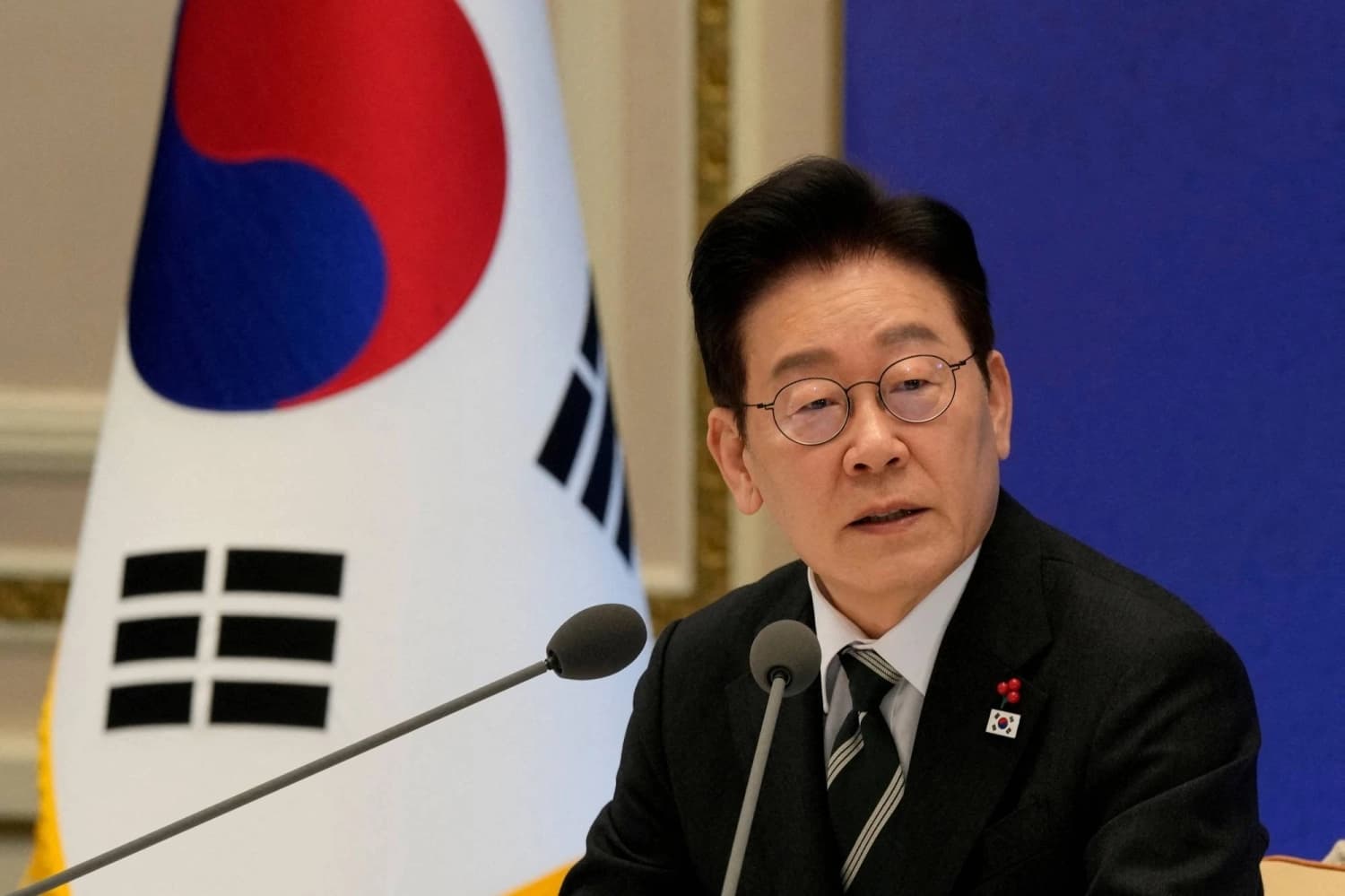 South Korea's president just shared a 2024 clip showing Israeli soldiers in the occupied West Bank
